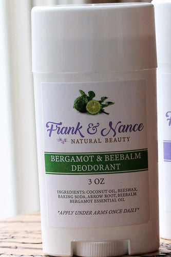 Bergamot & Beebalm Natural Deodorant