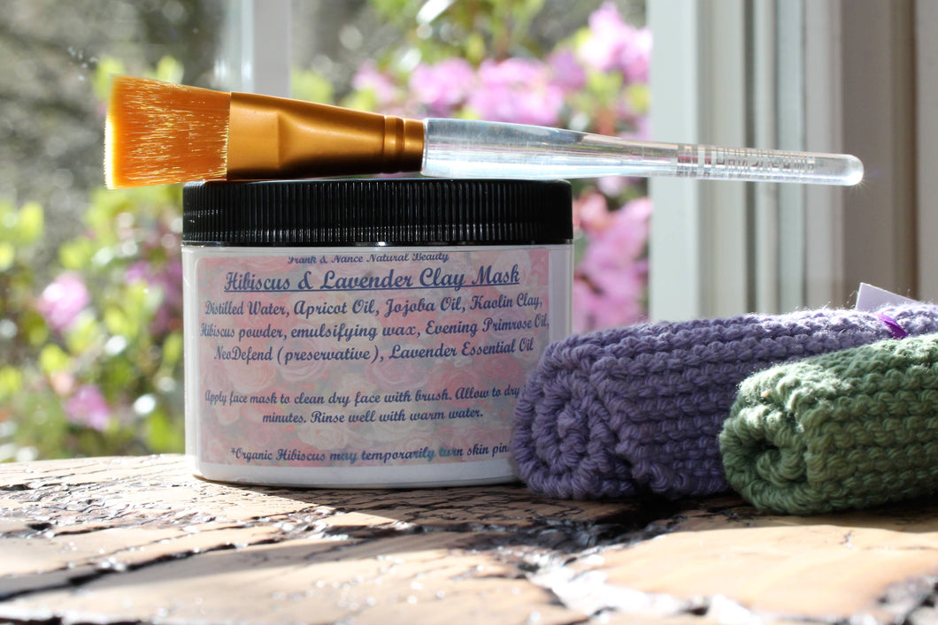 Hibiscus & Lavender Clay Mask